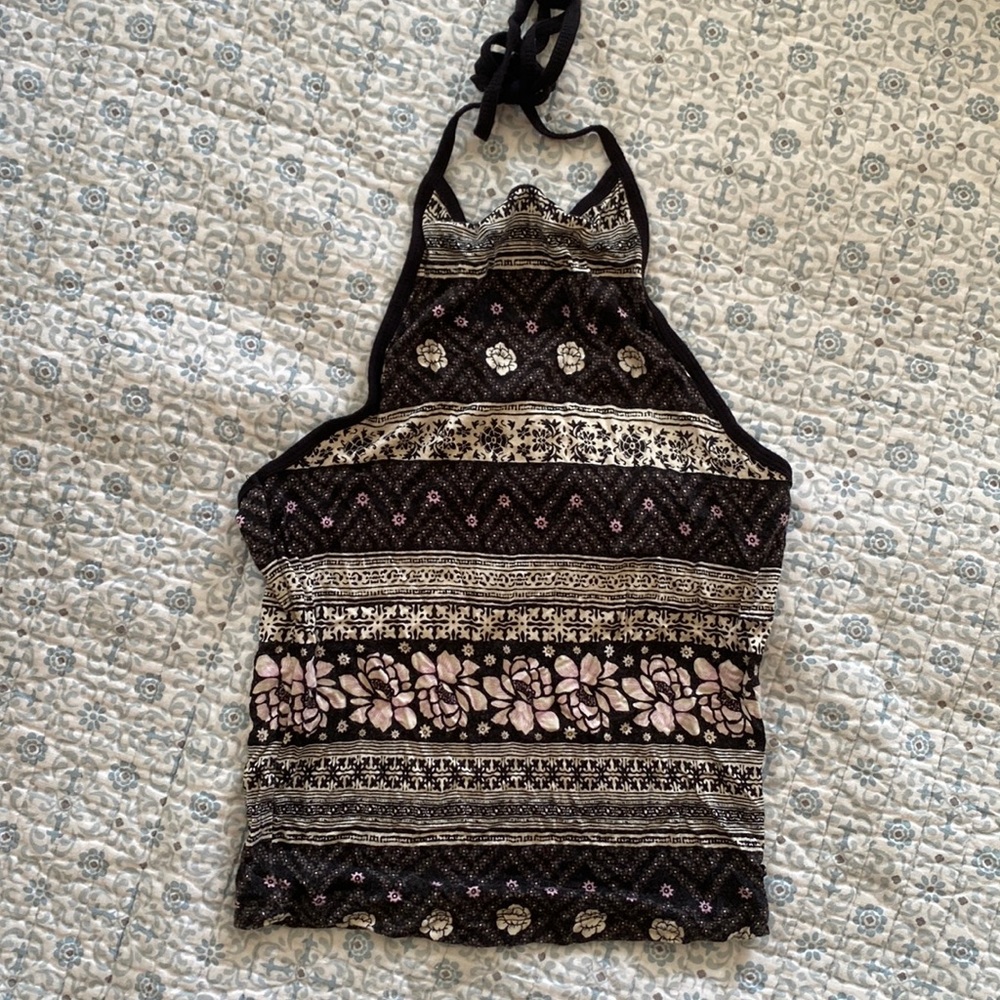 American Eagle Halter Crop Top